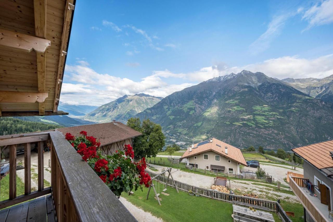 Thaler-Hof Ferienhaus Fichtnhittl Villa Lagundo Exterior foto